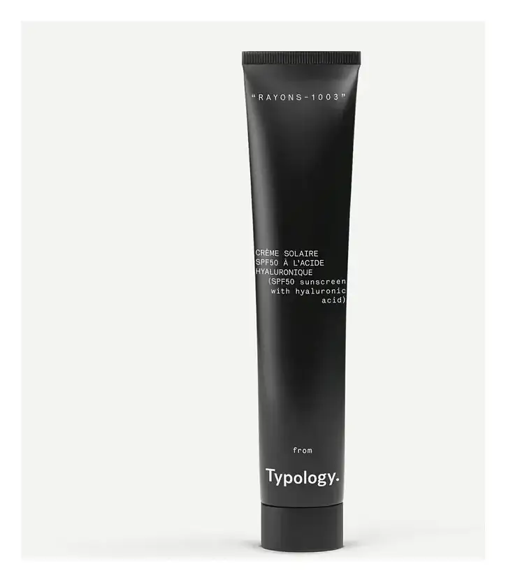 Typology SPF50 Sunscreen With Hyaluronic Acid