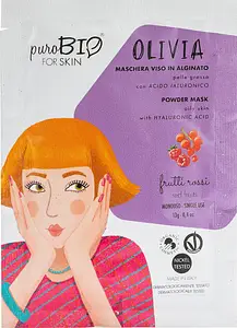 PuroBIO Cosmetics Olivia Powder Mask Oily Skin Red Fruit