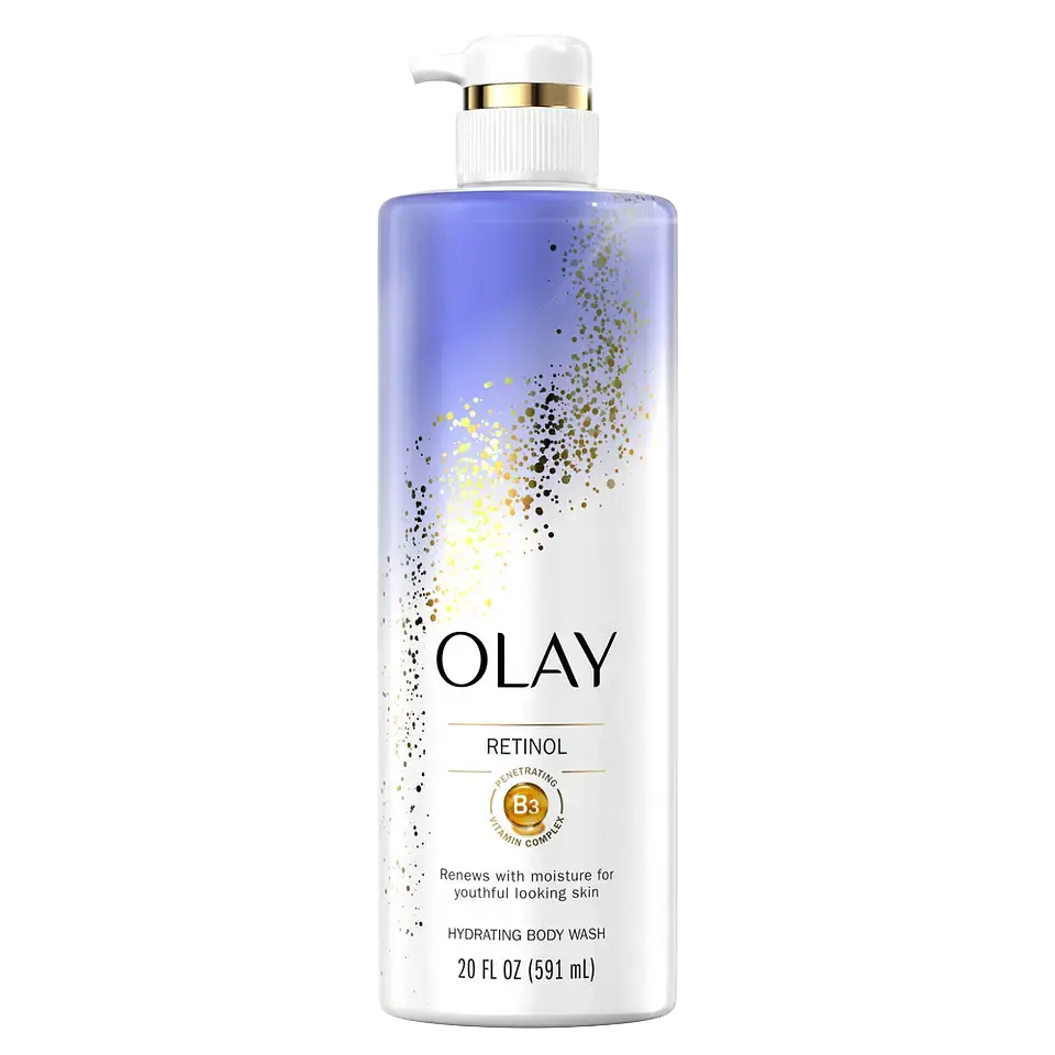 Olay Cleansing & Renewing Nighttime Body Wash with Retinol and Vitamin B3 Complex