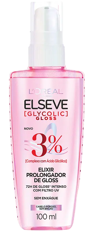 L'Oreal Elseve Glycolic Gloss Elixir Prolongador De Gloss Brazil