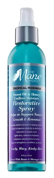 The Mane Choice Tropical Moringa Sweet Oils & Honey Endless Moisture Restorative Spray