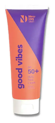 New Day Skin Good Vibes SPF 50+ Daily Face Cream