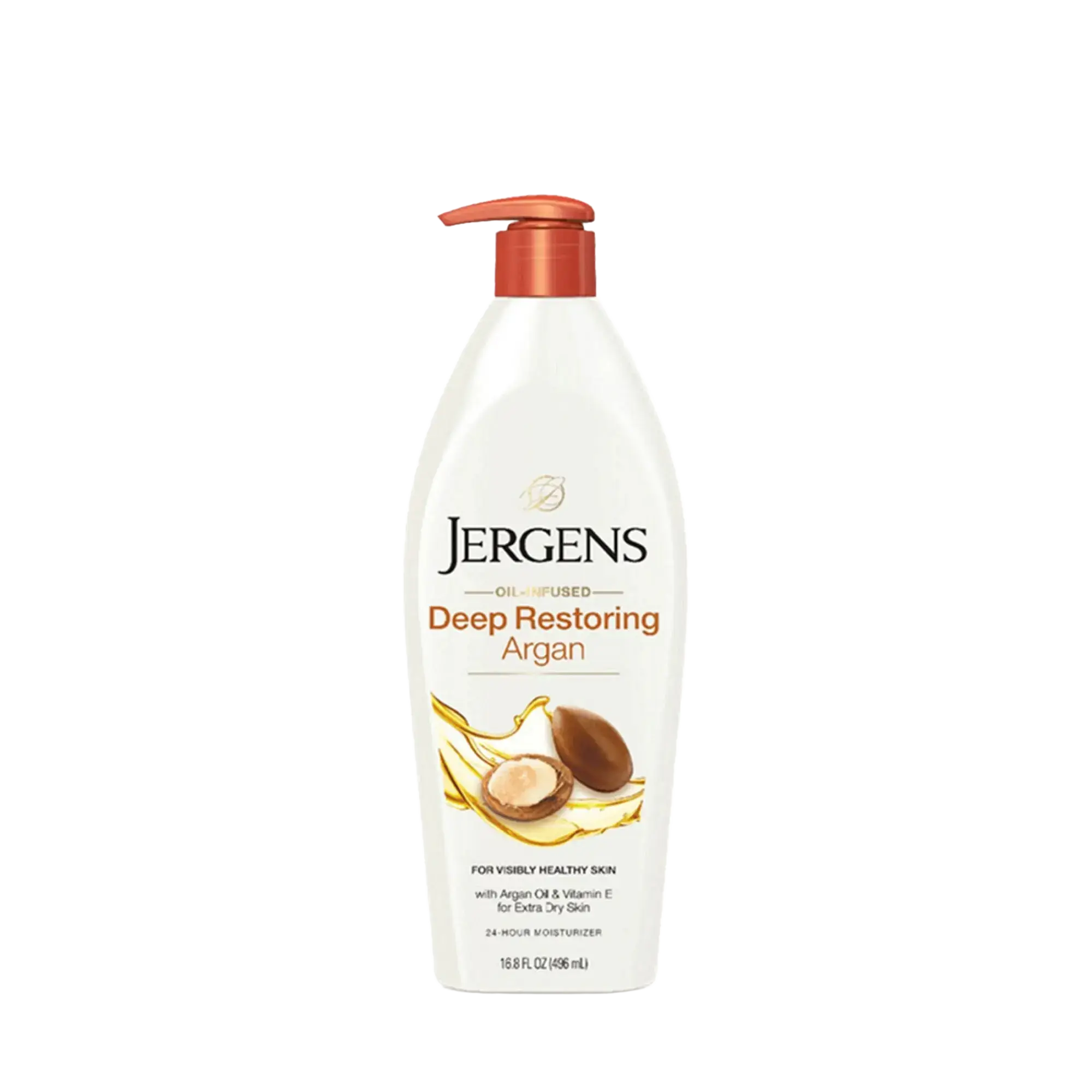 Jergens Skincare Oil-Infused 24-Hour Moisturizer Deep Restoring Argan
