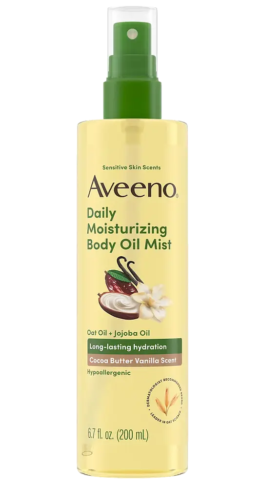 Aveeno Daily Moisturizing Body Oil Mist Cocoa Butter Vanilla