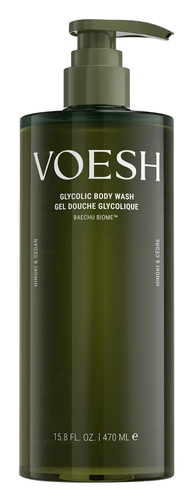 Voesh Glycolic Body Wash Hinoki & Cedar