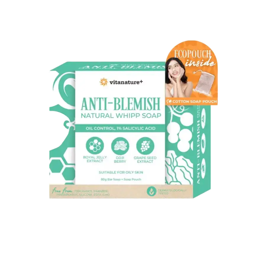 Vitanature+ Anti Blemish Natural Whipp Soap
