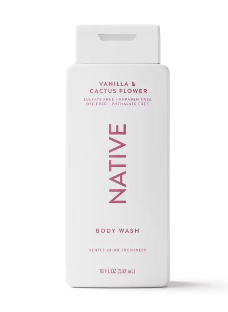 Native Body Wash Vanilla & Cactus Flower