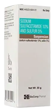 BioComp Pharma Sodium Sulfacetamide 10% and Sulfur 5% Cleanser