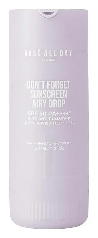 Rose All Day Don't Forget Sunscreen Airy Drop SPF 50