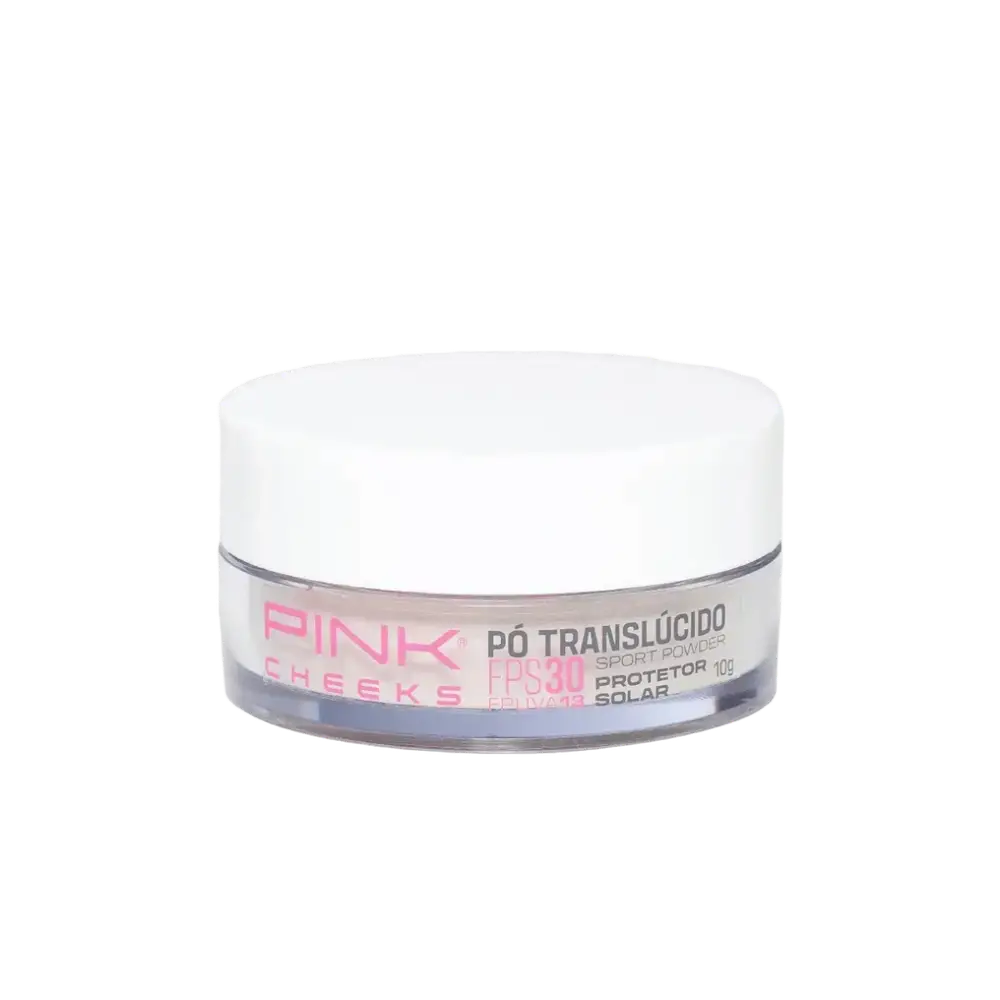 Pink Cheeks Pó Translúcido Sport Powder Com Protetor Solar SPF 30