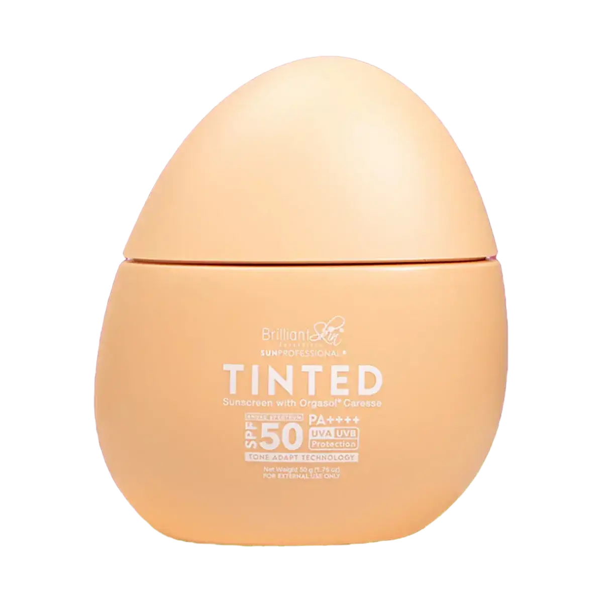Brilliant Skin Essentials, Inc. Tinted Sunscreen With Orgasol Caresse SPF 50