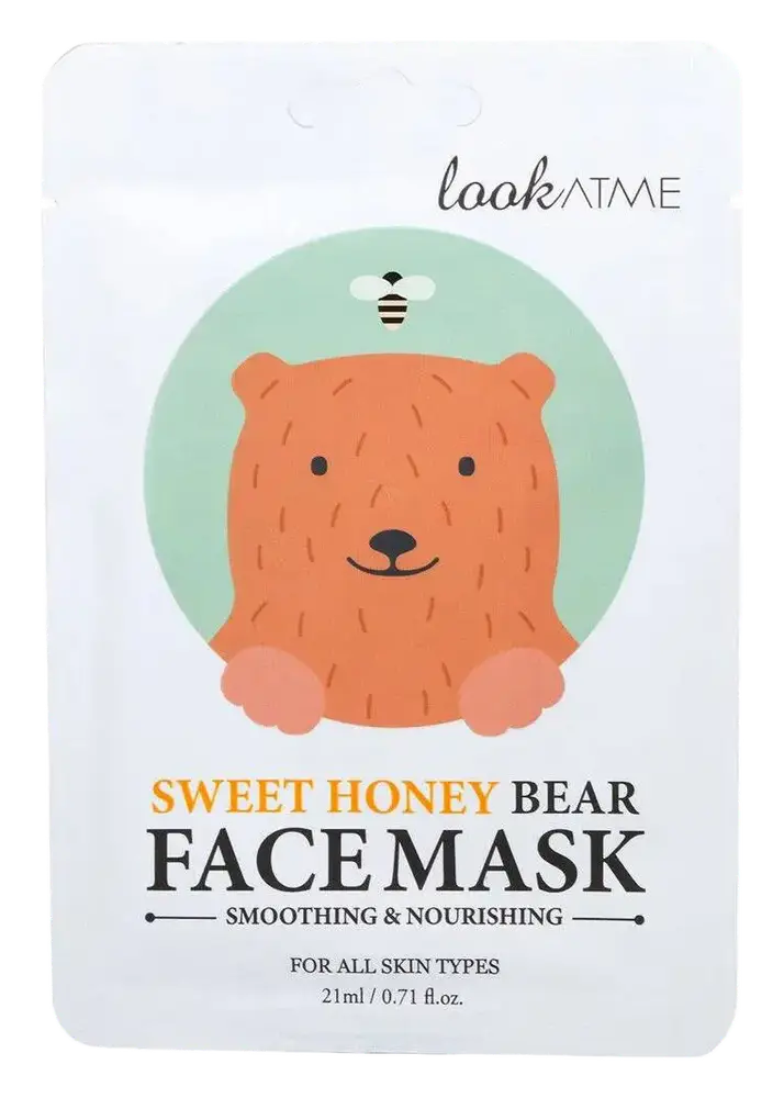 lookATME Face Mask Sweet Honey Bear