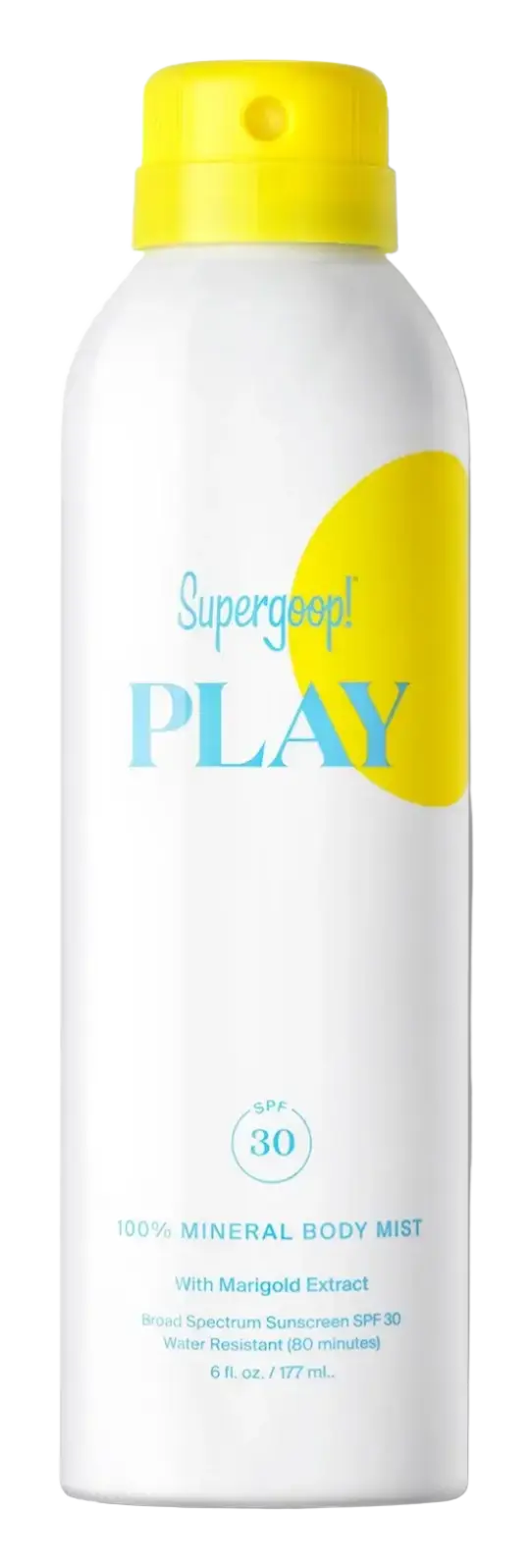 Supergoop! Play 100% Mineral Body Mist SPF 30 With Marigold Extract