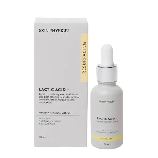 Skin Physics Lactic Acid+ AHA BHA Renewal Serum