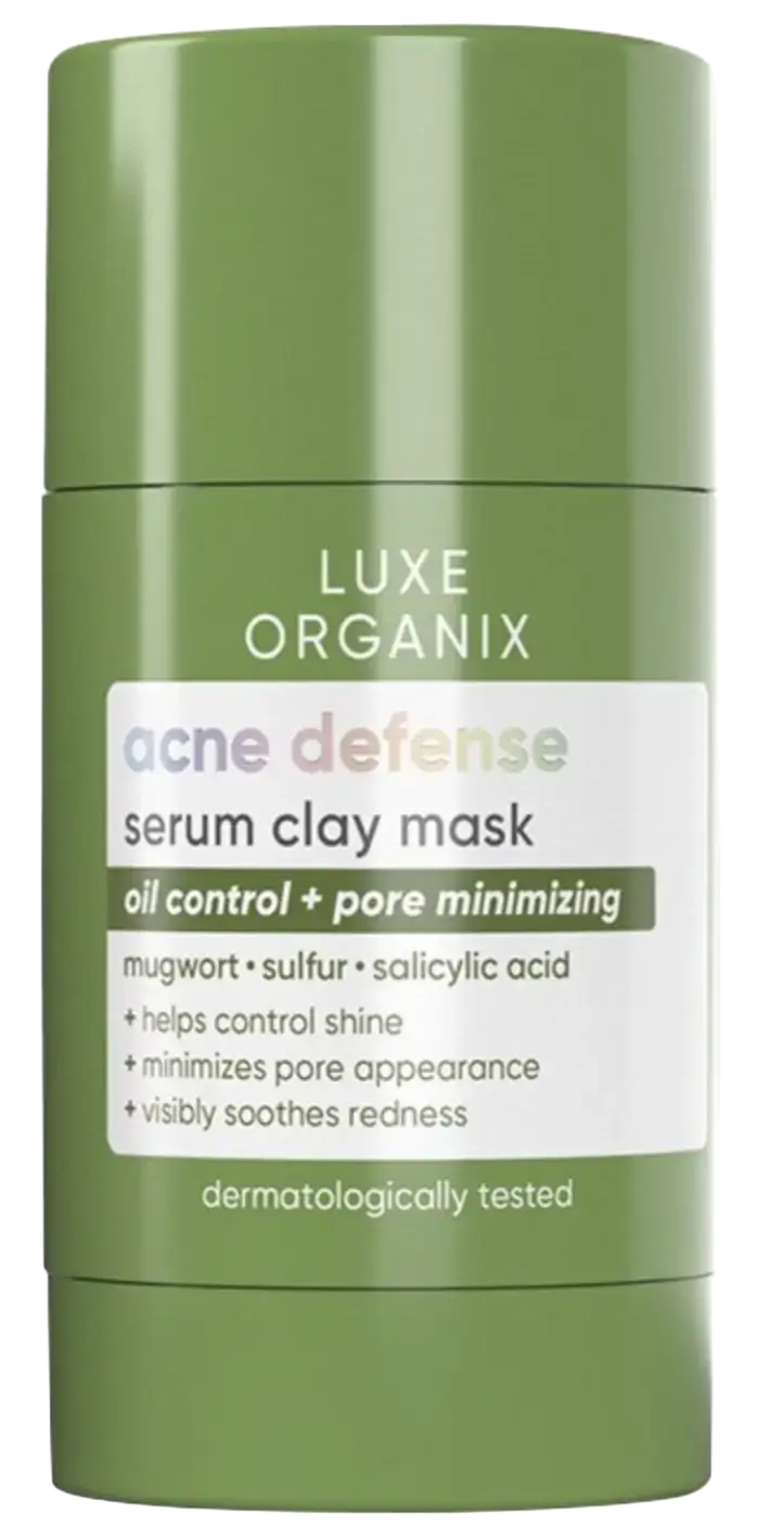 Luxe Organix Acne Defense Serum Clay Mask