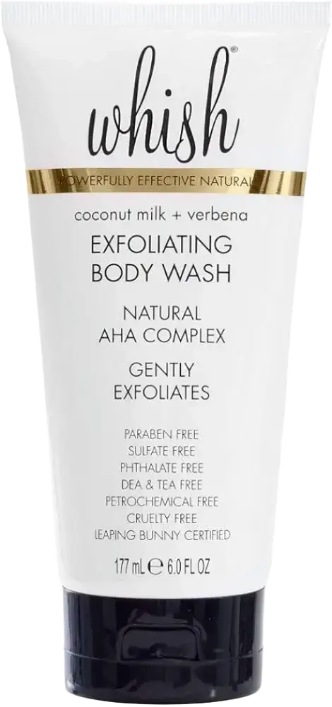 Whish Coconut Milk + Verbena Exfoliating Body Wash