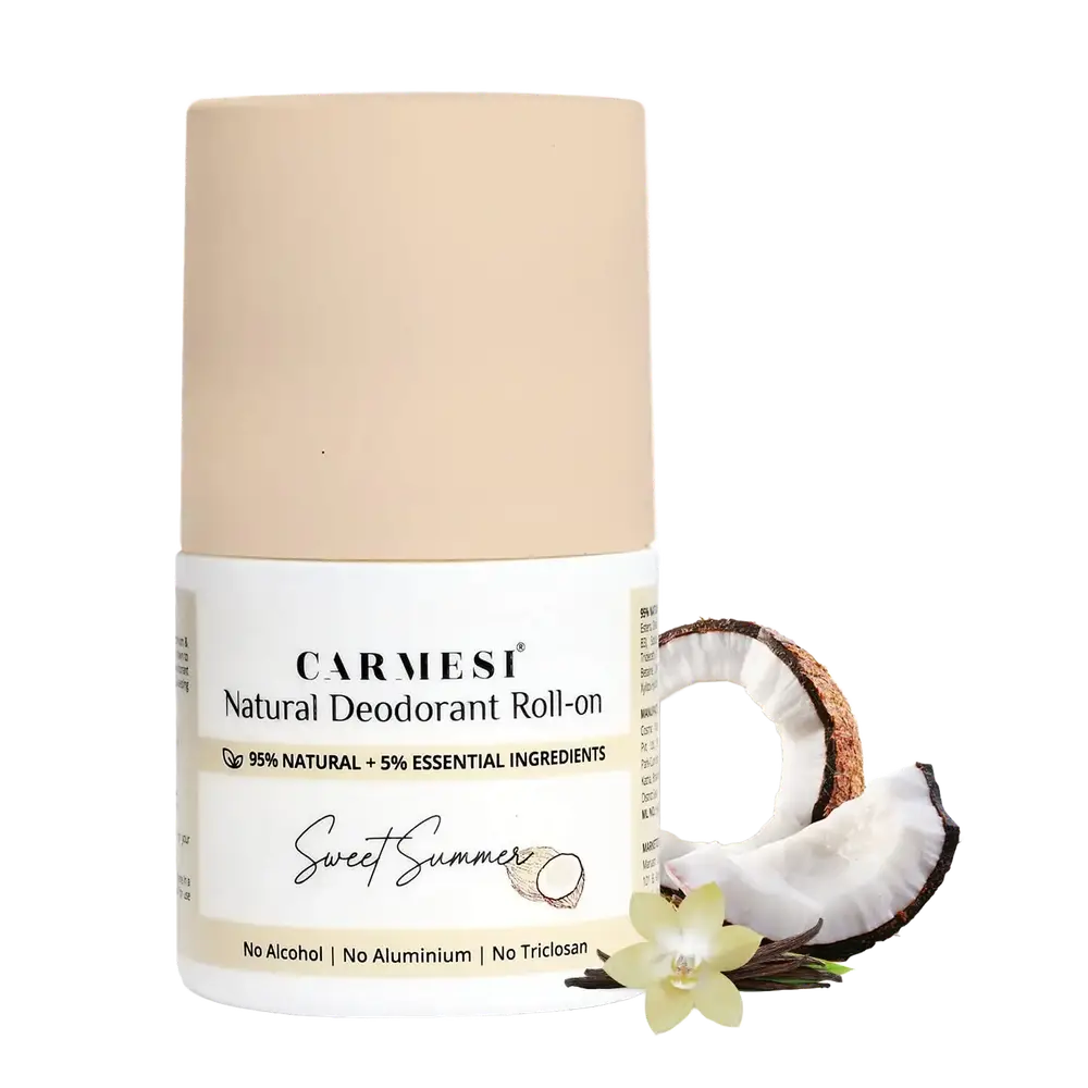 Carmesi Natural Deodorant Roll-On Sweet Summer