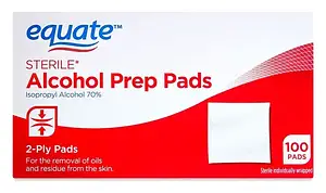 Equate Sterile Alcohol Prep Pads