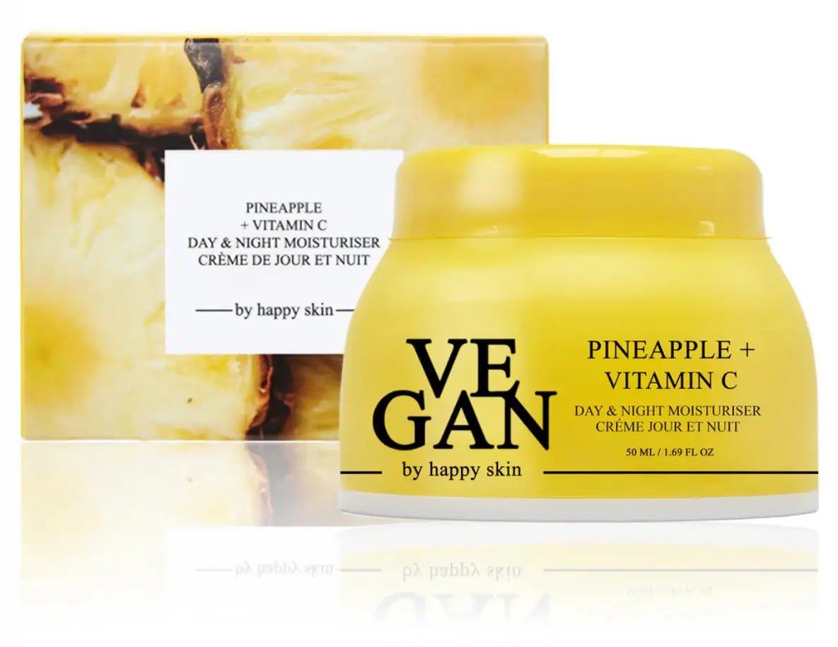 VEGAN by happy skin Pineapple + Vitamin C Day & Night Moisturiser