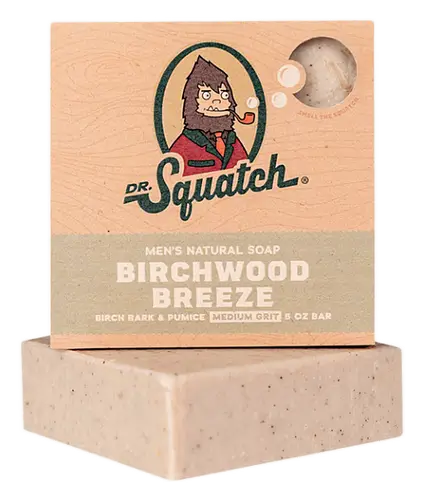 Dr. Squatch Birchwood Breeze Bar Soap