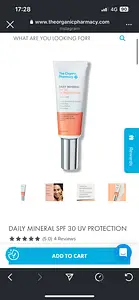 The Organic Pharmacy DAILY MINERAL SPF 30 UV PROTECTION