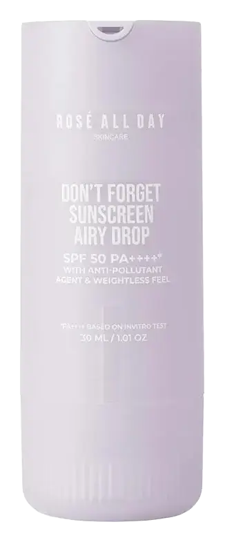Rose All Day Don't Forget Sunscreen Airy Drop SPF 50