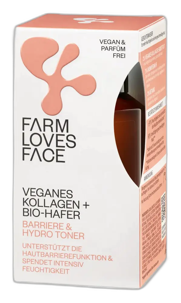 Farm Loves Face Vegan Collagen + Organic Oat Barrier & Hydro Toner