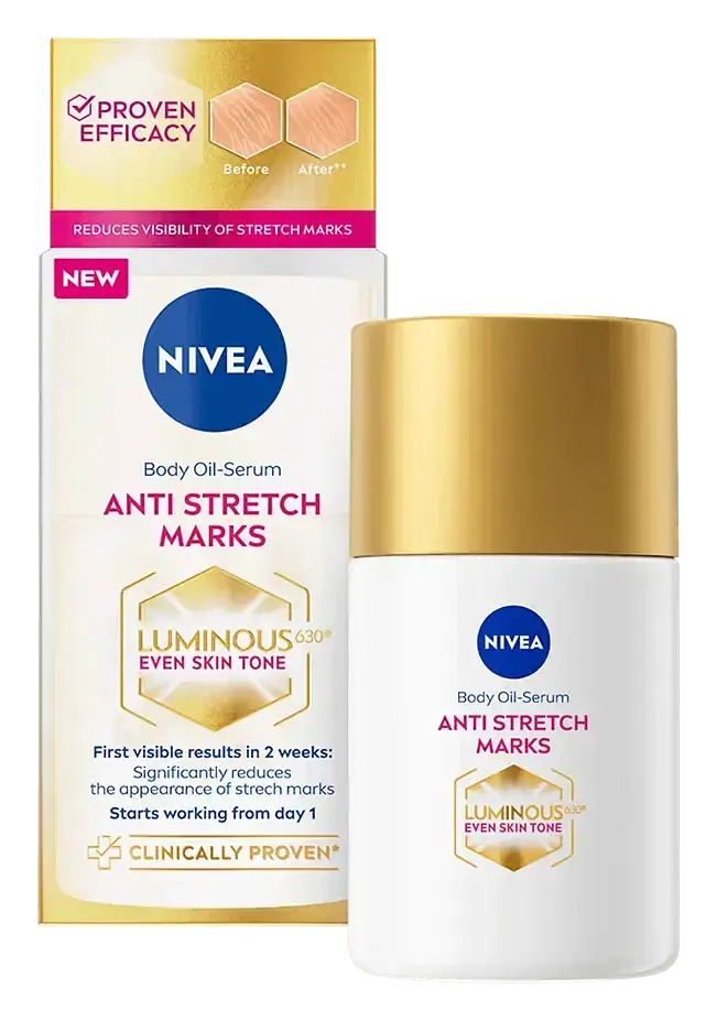 Nivea Luminous630 Anti Stretch Mark Body Oil-Seruml Europe