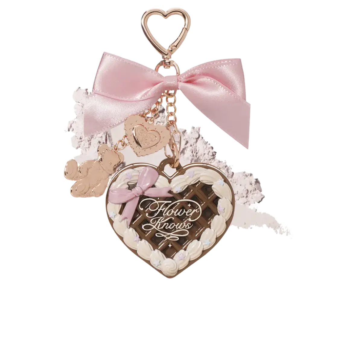 Flower Knows The Sweetie Bear Mini Setting Powder 01 Cocoa