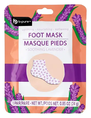 B-Pure Foot Mask Soothing Lavender