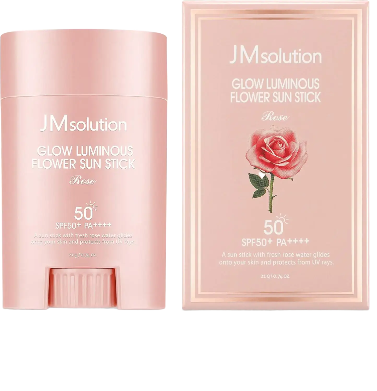 JMsolution Glow Luminous Flower Sun Stick Rose SPF 50+