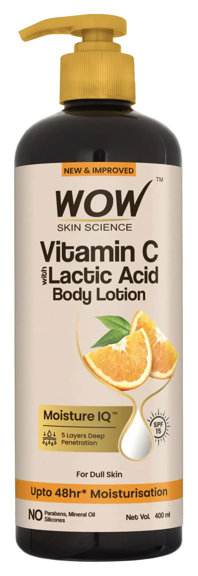 Wow Skin Science Vitamin C and Lactic Acid Body Lotion