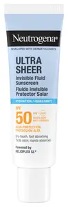 Neutrogena Ultra Sheer Invisible Fluid Sunscreen SPF 50 Spain