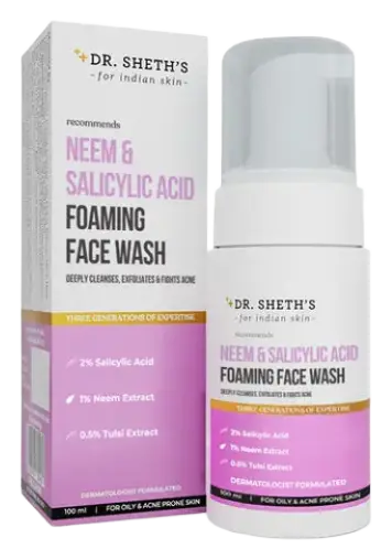 Dr. Sheth's Neem & Salicylic Acid Foaming Face Wash