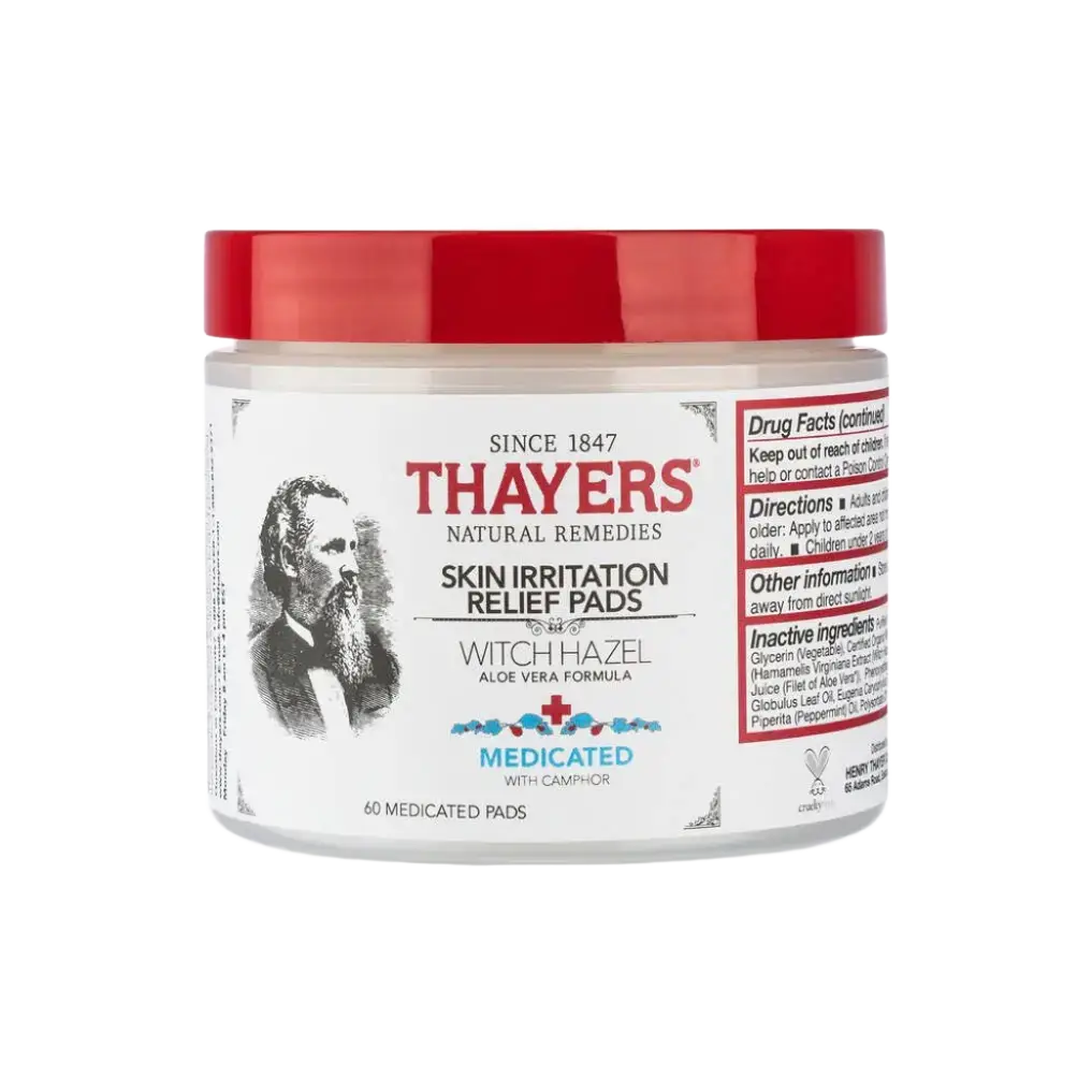 Thayers Skin Irritation Relief Pads