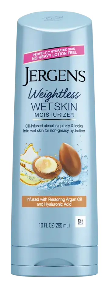 Jergens Skincare Weightless Wet Skin Moisturizer Argan Oil