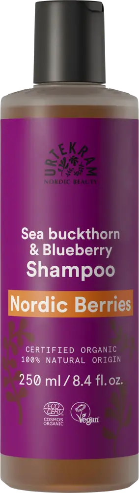 Urtekram Nordic Berries Sea Buckthorn & Blueberry Shampoo