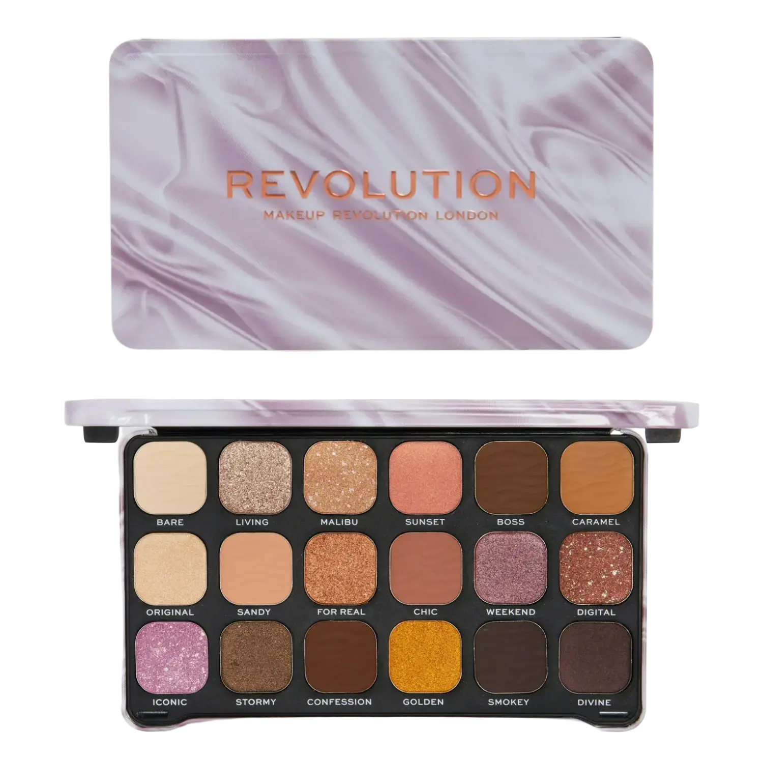 Revolution Beauty Forever Flawless Eyeshadow Palette Nude Silk