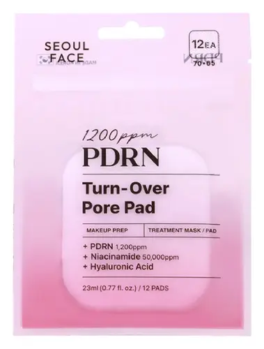 Dermal Korea Seoul Face PDRN Turn-Over Pore Pad