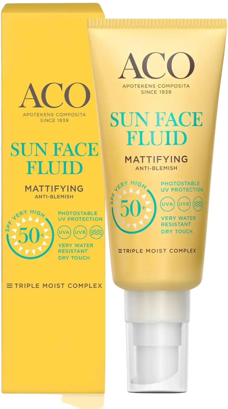 ACO Sun Face Fluid Mattifying SPF50+