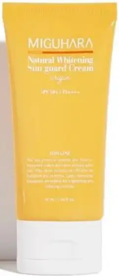 Miguhara Natural Whitening Sun Guard Cream Origin SPF50+ PA++++