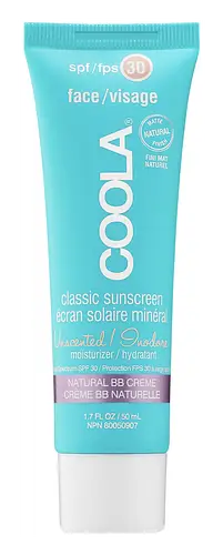 COOLA Face Mineral Sunscreen SPF 30 Matte Tint Natural Beige