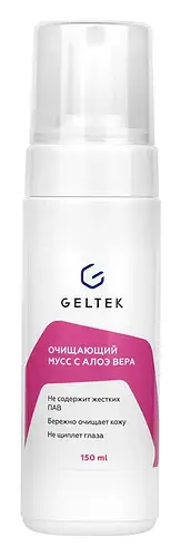 Geltek Очищающий мусс с Aloe Vera