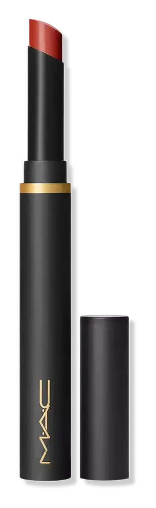 Mac Cosmetics Powder Kiss Velvet Blur Slim Lipstick Devoted to Chili