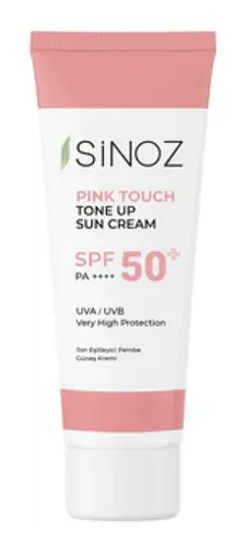 Sinoz Pink Touch Ton Eşitleyici Yüz Güneş Kremi SPF 50+ PA++++ (Pink Touch Tone Up Sun Cream SPF 50+ PA++++)