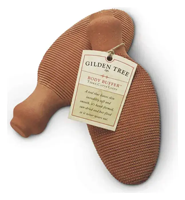Gilden Tree Terracotta Body Buffer Loofah