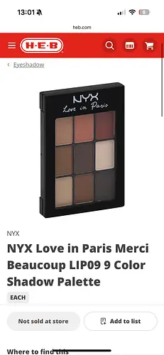 NYX Cosmetics Love in Paris Merci Beaucoup 09