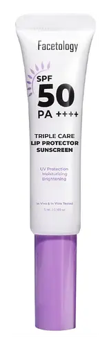 Facetology Triple Care Lip Protector Sunscreen SPF 50