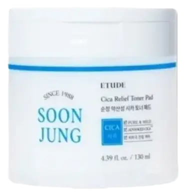 Etude House Soon Jung Cica Toner Pad