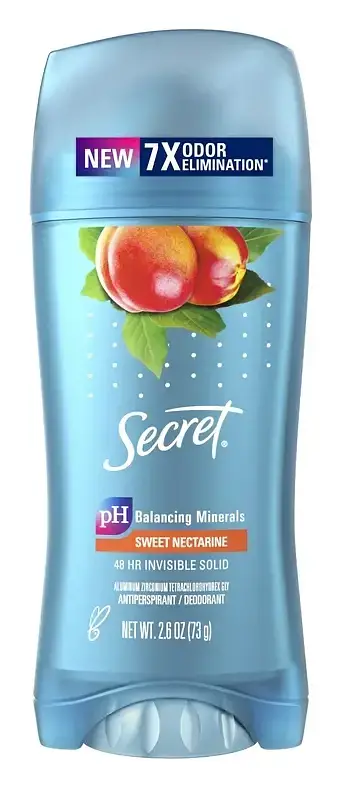 Secret Invisible Solid Antiperspirant Deodorant Sweet Nectarine